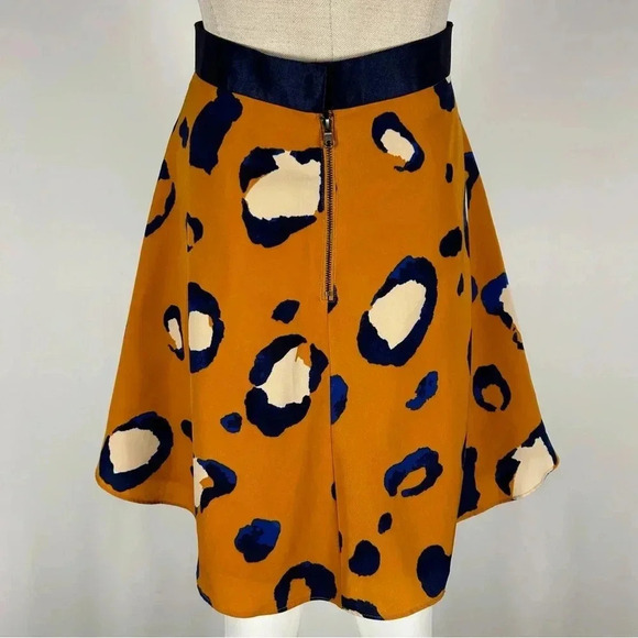 3.1 Phillip Lim  Target 20th Anniversary Leopard A-line Mini Skirt Size 2 - Picture 6 of 10